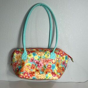 Handmade Floral All Fabric Weekend Overnight  Gym Travel Beach Day Bag